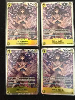 One Piece EB03-055 Nico Robin SR Heroines Edition Playset English X4 Copies - Image 1