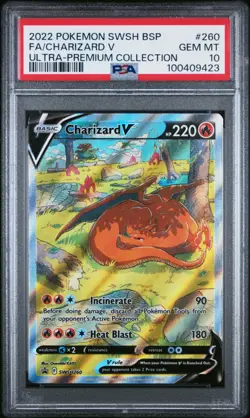 Pokemon Card English - Charizard V Promo SWSH260 - PSA 10 - Premium Collection - - Image 2