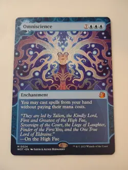 MTG Omniscience Wilds of Eldraine: Enchanting Tales Regular NM x1 - Image 1