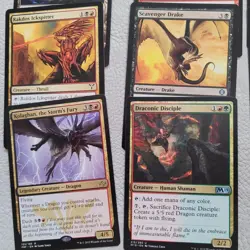 Whole COMMANDER Magic Deck - Heaven to Earth Games = Mythic Jund DRAGON's DRAKES - Image 4