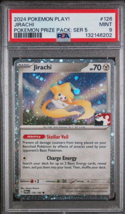 2024 Pokemon Play! Jirachi Pokemon Prize Pack Series 5 PSA 9 - Image 1