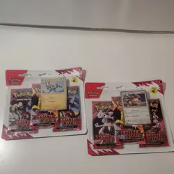 2 x Destined Rivals Pokemon Three Booster Blister Packs Kangaskhan + Zebstrika - Image 1
