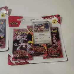 2 x Destined Rivals Pokemon Three Booster Blister Packs Kangaskhan + Zebstrika - Image 2
