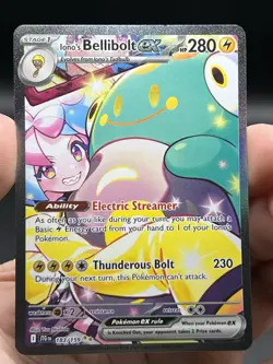 Ionos Bellibolt Ex 183 SIR Journey Together Pokemon Special Illustration Rare NM - Image 3