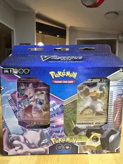 Pokemon TCG: Pokemon GO V Battle Deck - Mewtwo vs. Melmetal (290-85049) 820650850493 - Image 1