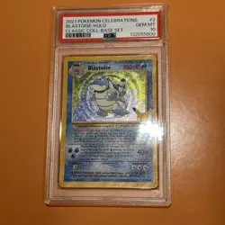 2021 Pokemon Celebrations Classic Collection Blastoise #2/102 GRADED PSA 10 - Image 2