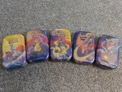 Pokemon Kanto Power Mini Tins 5 Pack Full Art Set! BRAND NEW & SEALED! 🔥⚡ - Image 1