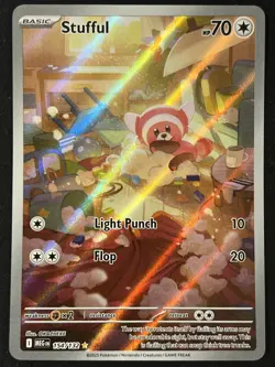 Pokemon TCG Stufful 154/132 Illustration Rare - Mega Evolution - Pack Fresh ✅ - Image 1