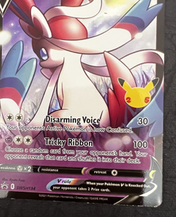 Pokemon TCG English Black Star Promo Sword and Shield Dark Sylveon V SWSH 134 - Image 3