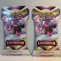 Pokemon TCG Sword & Shield Lost Origin Booster Packs (2) New And Factory Sealed 820650850561 - Image 1
