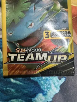 Pokemon TCG Sun & Moon Team Up Mini Booster Pack Venusaur & Celibi Sealed 7.65G - Image 2