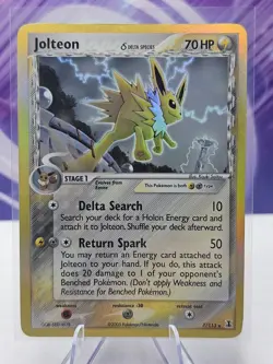 Pokemon Jolteon 2005 EX Delta Species 7/113 Holo TCG NM - Image 1