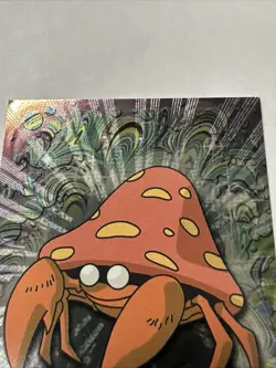 1999Topps Pokemon Tv Animation Edition Parasect #47 Holo Foil black logo - Image 2