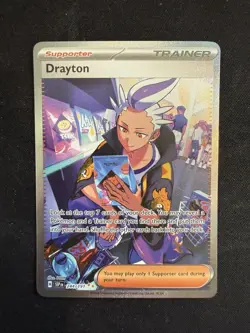 Pokemon TCG Drayton Trainer #174/191 Surging Sparks Non-Holo Card - Image 1