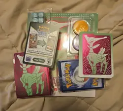 Pokemon Temporal Forces ETB Iron Leaves- sleeves, dice and coin,promo,cards - Image 1
