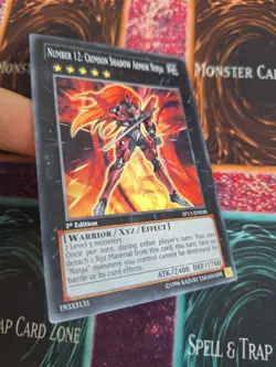Yu-Gi-Oh! Number 12: Crimson Shadow Armor Ninja SP13-EN030 Common 1st Ed NM/LP - Image 2