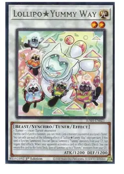 Lollipo Yummy Way JUSH-EN021 - Super Rare - YuGiOh - Image 1