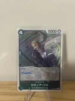 One Piece Card Roronoa Zoro OP13-037 R Carrying on His Will JP - US Seller - Image 1