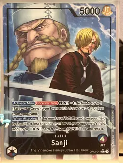One Piece TCG Sanji Alt Art Leader OP12-041 Legacy of the Master! NM/M! - Image 2