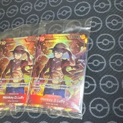 3x Monkey.D.Luffy ST10-006 SR Treasure Booster Set Promo One Piece TCG SEALED - Image 4