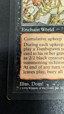 Tombstone Stairwell Mirage Regular Magic Card, Reserve List! - Image 4