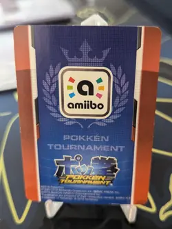Shadow Mewtwo Amiibo Card Pokken Tournament Wii U Pokemon 2016 Nintendo Preowned - Image 2