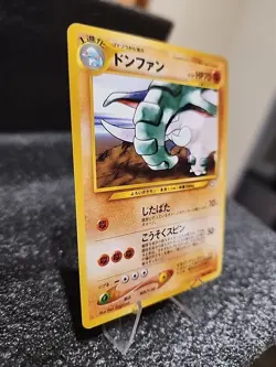 Pokemon TCG Donphan Neo Genesis Card Japanese, No. 232, Unlimited Rare MINT - Image 2