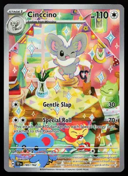 Cinccino 183/162 Holo Illustration Rare Temporal Forces Pokemon Card - Image 1
