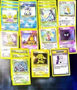 Pokemon TCG Base Set 2 Vintage Bulk Card Collection WOTC 1999-2000 LP With Dupes - Image 2