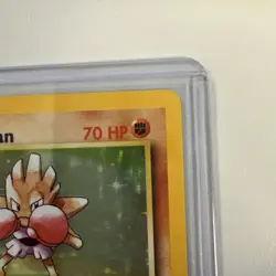 Pokemon TCG Hitmonchan Base Set Holo Unlimited Rare Card 7/102 LP-NM Condition - Image 4