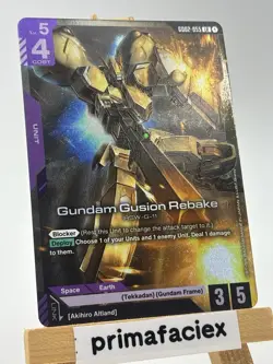 Gundam Card - Gundam Gusion Rebake - GD02-055 LR - Image 1