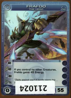 (211024) FRAFDO The Hero 60/65/80/75/55 (1 Max Stats) Super Rare Chaotic Card - Image 1