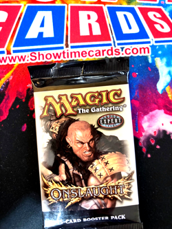 2000 Magic the Gathering Factory Sealed Onslaught Booster Pack English - Image 1