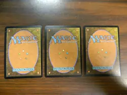 MTG Worldwake Pre-Release FOIL Comet Storm x3 LP - Excellent (1 w/ Bent Corner) - Image 2