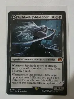 Mtg - Sephiroth, Fabled SOLDIER - FINAL FANTASY (FIN)- NM - Nonfoil - Image 1