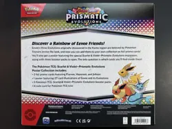 Pokemon TCG Scarlet & Violet Prismatic Evolutions Poster Collection Box New - Image 2