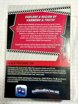 Pokemon TCG - Black Bolt and White Flare Booster Bundle Combo - Sealed - Image 4