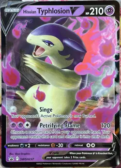 Hisuian Typhlosion V Black Star Promo - SWSH237 - Sword & Shield Pokemon 2022 - Image 1