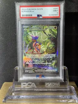 2023 POKEMON SVI EN-SCARLET & VIOLET #247 KORAIDON S.I.R PSA 9 - Image 1