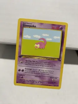 1999 Pokemon First Edition Slowpoke 55/62 Lp - Image 1