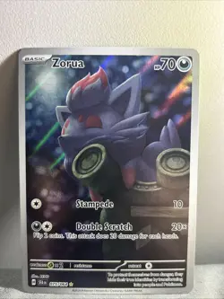 Pokemon TCG Zorua 075/064 Shrouded Fable Illustration Rare Holo - Image 1