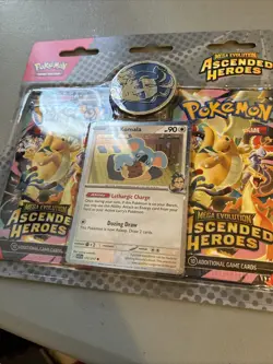 2 Pokemon TCG ME2.5 Ascended Heroes 2-Pack Blister Bundle Larry Erika Sealed New - Image 2
