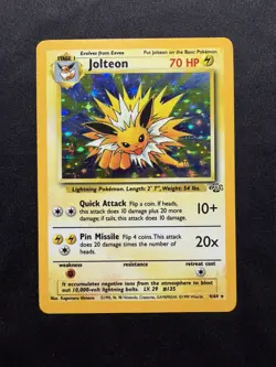 Pokemon - Jolteon 04/64 Holo Unlimited - Jungle MP - Image 1