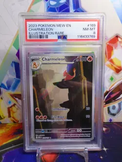 Charmeleon 169/165 PSA 8 - English Pokemon 151 - Fast Free Shipping! - Image 1