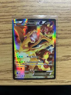 2016 POKEMON XY RED & BLUE COLLECTION CHARIZARD EX #XY121 FULL ART HOLO PROMO LP - Image 1