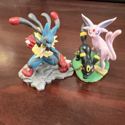Mega Lucario & Umbreon w/ Espeon from Figure Collection Boxes Pokemon 2" Figures - Image 2