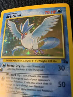 Pokemon TCG Articuno Fossil 2 Holo Unlimited Holo Rare - Image 2