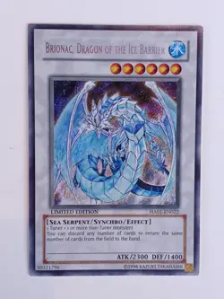 Yugioh! HA01-EN022 Brionac, Dragon of the Ice Barrier Secret Rare Limited Ed - Image 1