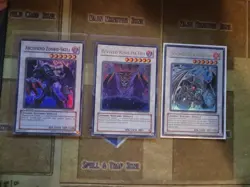 YUGIOH REVIVED KING HA DES ULTRA + ARCHFIEND ZOMBIE-SKULL SUPER + DOOMKAISER NM - Image 1