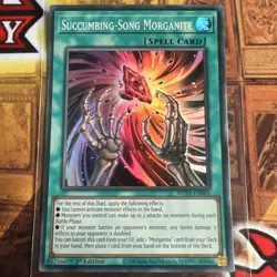 Succumbing-Song Morganite Super Rare ROTA-EN065 1st Edition YUGIOH - Image 1